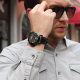 HAIQIN Men's watches automatic mechanical Gold