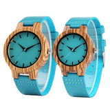 Luxury Royal Blue Wood Watch