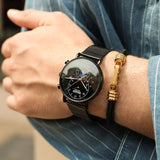 HAIQIN Men's watches automatic mechanical Gold