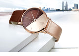 Shengke Women's Watches Fashion Leather