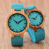 Luxury Royal Blue Wood Watch