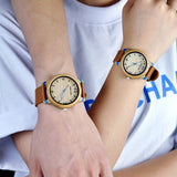 BOBO BIRD Lovers' Bamboo Watches Relogio Feminino Analog Quartz Casual