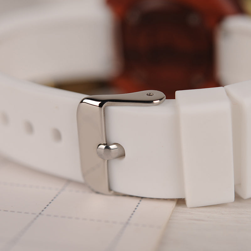 BOBO BIRD Wood Women Watches Silicone
