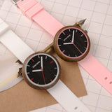 BOBO BIRD Wood Women Watches Silicone