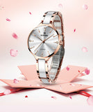 Switzerland BINGER Luxury Women Watch Brand Crystal Fashion