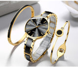 Switzerland BINGER Luxury Women Watch Brand Crystal Fashion