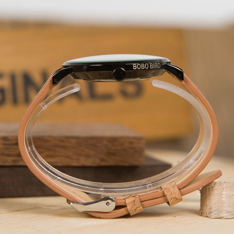 BOBO BIRD LE19 Bamboo Dial Fashion Wooden