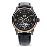 Genuine Leather Waterproof Watch with Rome Digital Business for Various Occasions