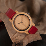 BOBO BIRD WJ09 Simple Style Bamboo Women Watch