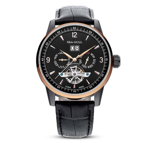 Genuine Leather Waterproof Watch with Rome Digital Business for Various Occasions