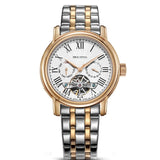 Genuine Leather Waterproof Watch with Rome Digital Business for Various Occasions