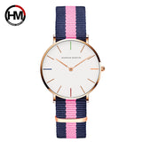 Watch Fashion Casual Women Top Brand Pink Genuine Leather