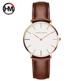 Watch Fashion Casual Women Top Brand Pink Genuine Leather
