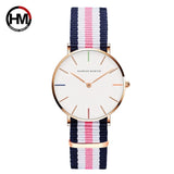 Watch Fashion Casual Women Top Brand Pink Genuine Leather