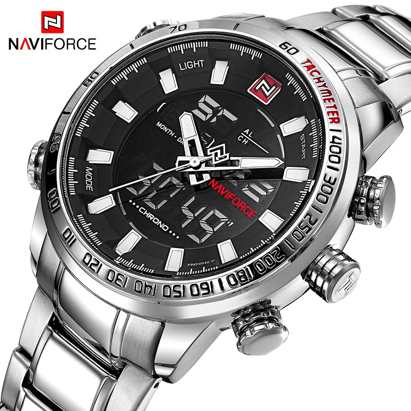 NAVIFORCE Top Brand Men Military Sport Watches Mens