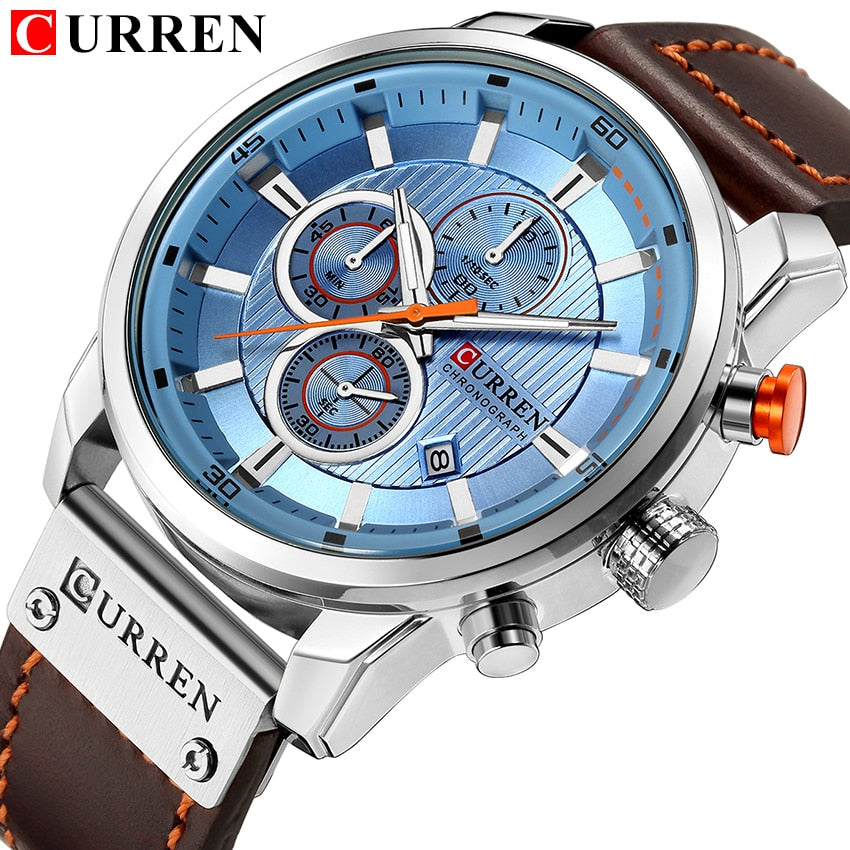 Top Brand Luxury Chronograph Quartz Watch Men