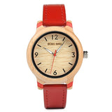 BOBO BIRD Lovers' Bamboo Watches Relogio Feminino Analog Quartz Casual