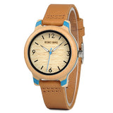 BOBO BIRD Lovers' Bamboo Watches Relogio Feminino Analog Quartz Casual