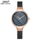 IBSO Brand Luxury Shell Dial Female Watches
