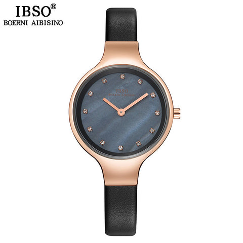 IBSO Brand Luxury Shell Dial Female Watches