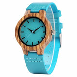 Luxury Royal Blue Wood Watch
