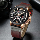 Curren Mens Watches Top Brand Luxury Chronograph Waterproof