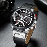 Curren Mens Watches Top Brand Luxury Chronograph Waterproof