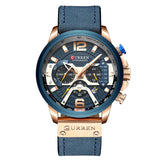 CURREN Luxury Brand Men Analog Leather Sports Watches