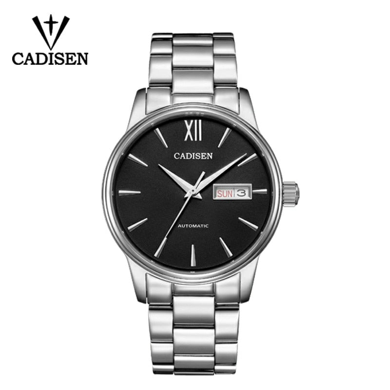 CADISEN 2019 Men Watch Automatic Mechanical Role Date luxury Brand Waterproof