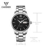 CADISEN 2019 Men Watch Automatic Mechanical Role Date luxury Brand Waterproof