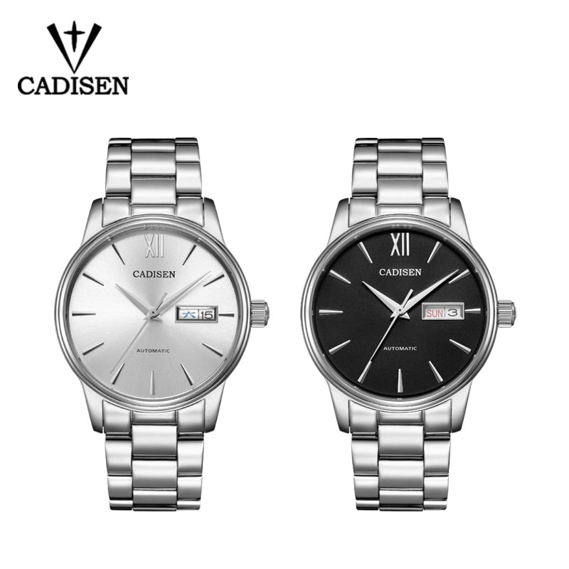 CADISEN 2019 Men Watch Automatic Mechanical Role Date luxury Brand Waterproof
