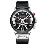 CURREN Luxury Brand Men Analog Leather Sports Watches