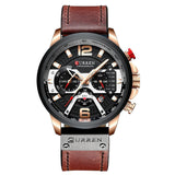 CURREN Luxury Brand Men Analog Leather Sports Watches