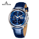 Reef Tiger/RT 2019 Top Luxury Watch Mens Blue Dial Multi