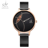 Women Fashion Watch Creative Stainless Steel