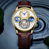 GUANQIN 2019 Real Tourbillon Mechanical Hand Wind